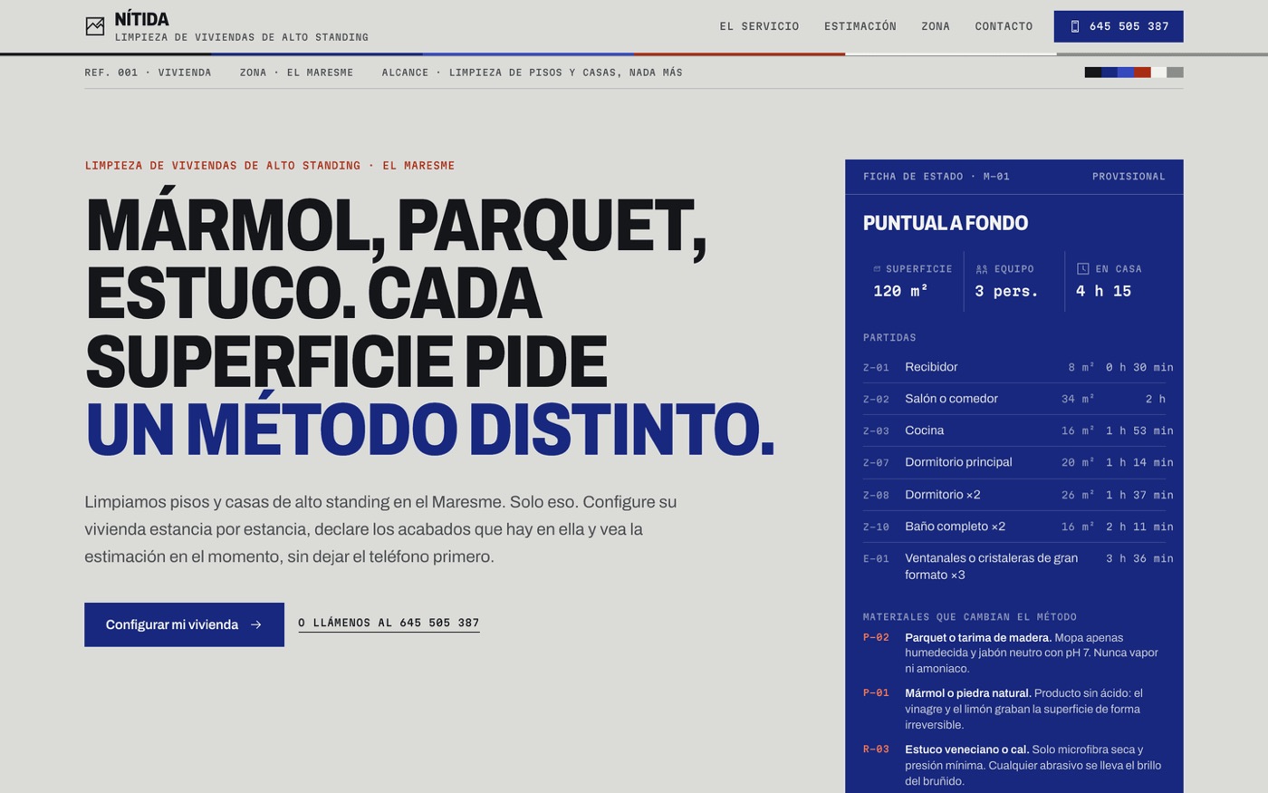 Captura de la web de Nítida