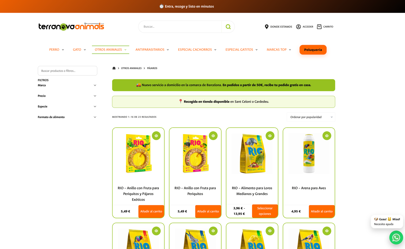 Ecommerce realizado por Mataró Digital: Web para negocio local en Mataró, Maresme y Barcelona
